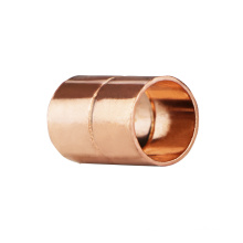 A18 nominal pipe diameter 1/2inch straight equal copper coupling ferrule fitting with sweat socket
